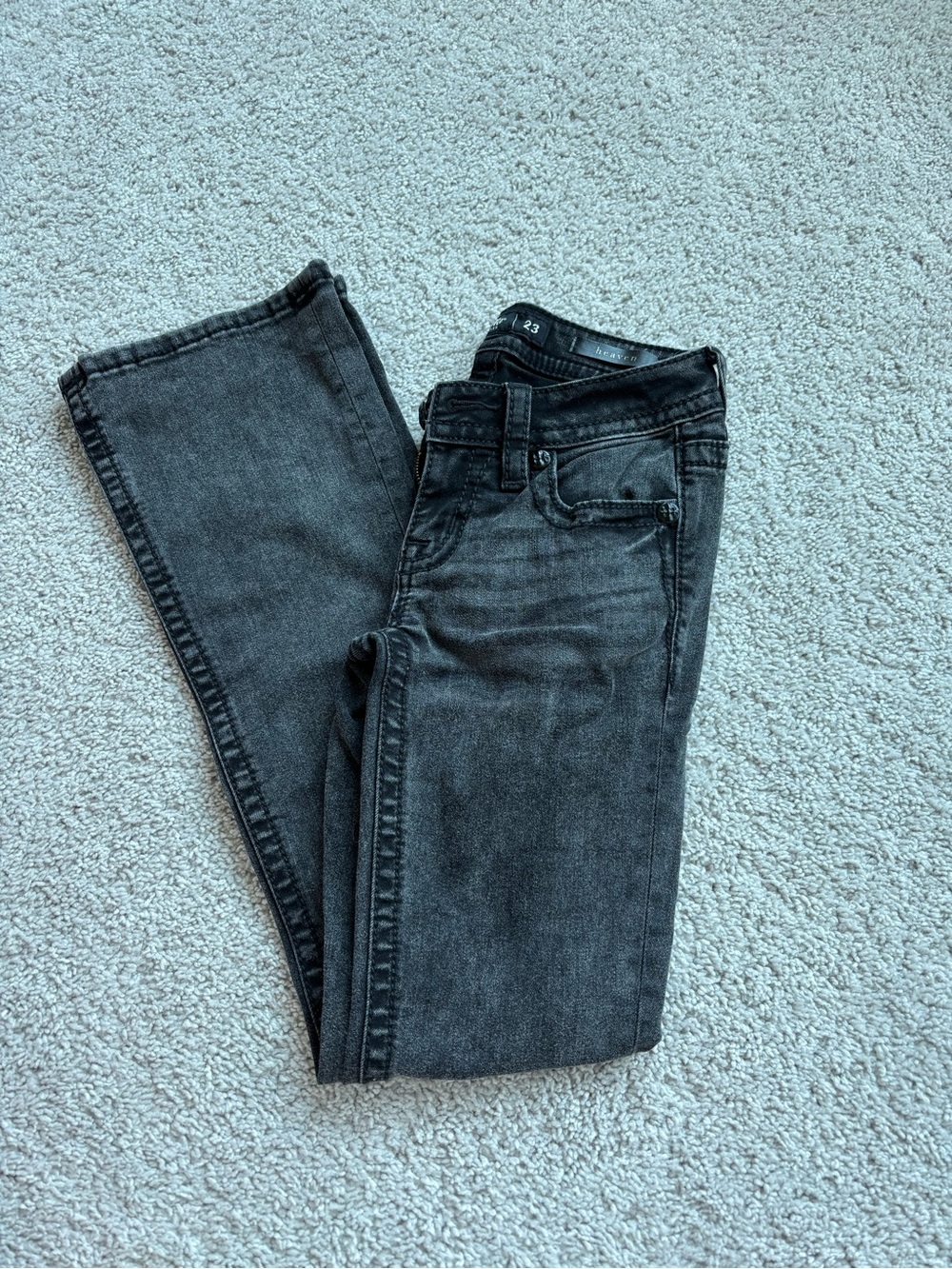 2 pairs of low rise jeans